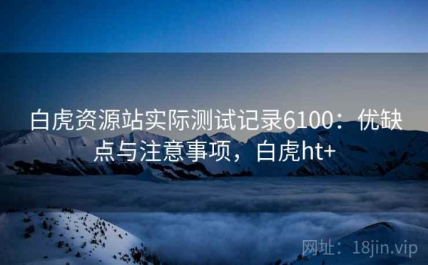 白虎资源站实际测试记录6100：优缺点与注意事项，白虎ht+