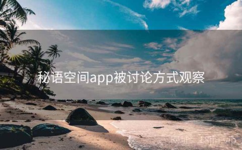 秘语空间app被讨论方式观察