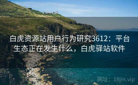 白虎资源站用户行为研究3612：平台生态正在发生什么，白虎驿站软件