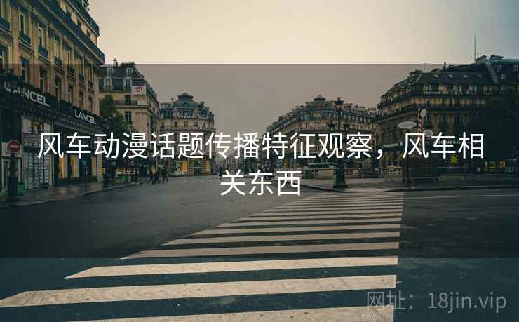 风车动漫话题传播特征观察，风车相关东西