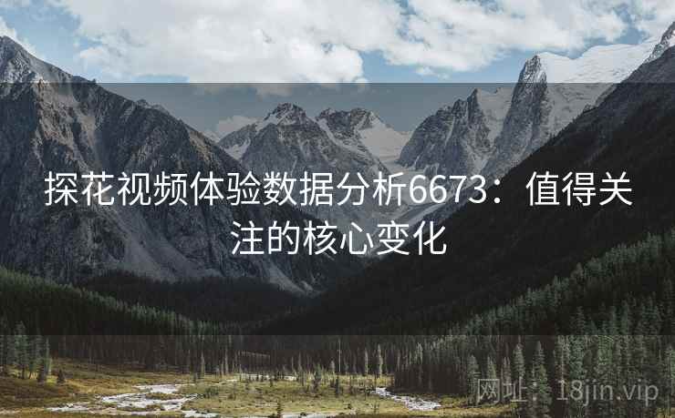 探花视频体验数据分析6673：值得关注的核心变化