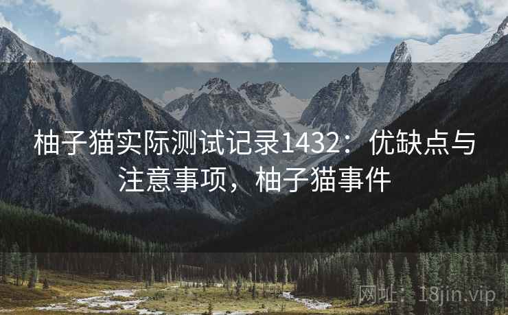 柚子猫实际测试记录1432：优缺点与注意事项，柚子猫事件
